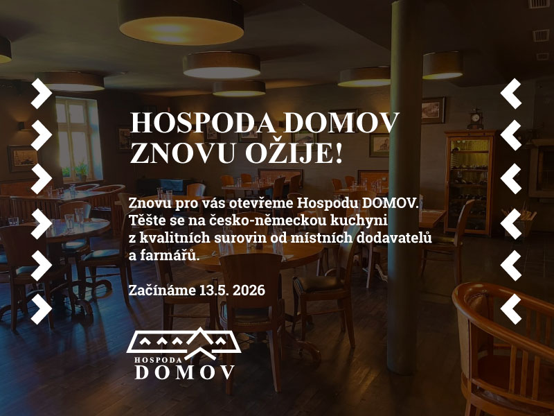 HOSPODA DOMOV ZNOVU OŽIJE!